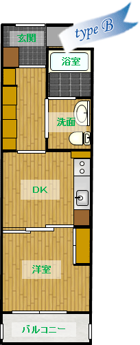 間取り図TYPE B