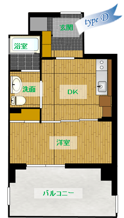 間取り図TYPE D